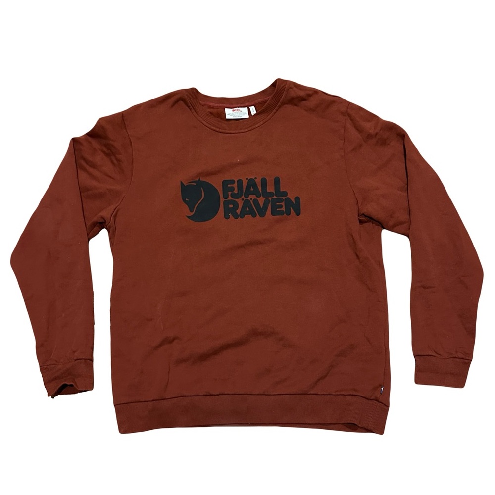 Dark red Fjallraven crewneck sweater